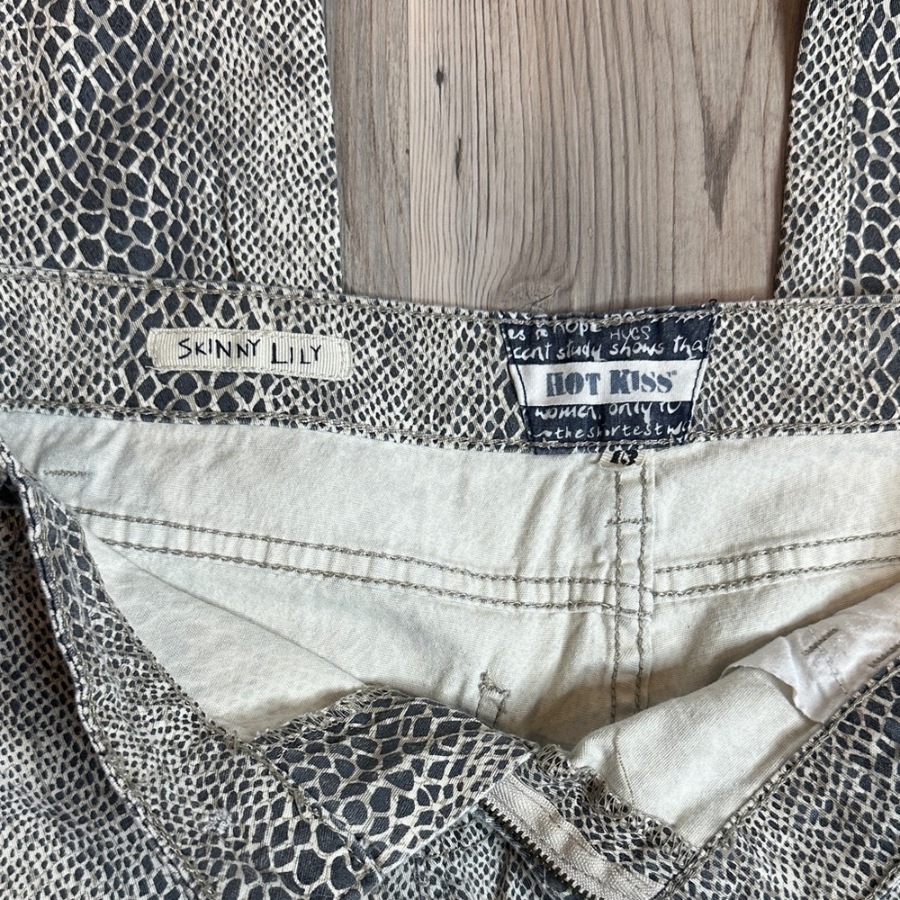GUC Hot Kiss Skinny Lily Reptile Patterned Jeans/Trousers, 13 - Picture 2 of 12